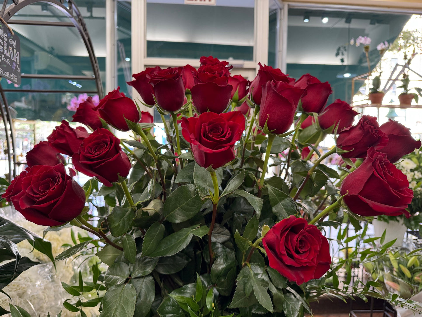
                    
                      Rose and ranunculus elegant bowl arrangement – Jerome Florists NYC
                    
                  