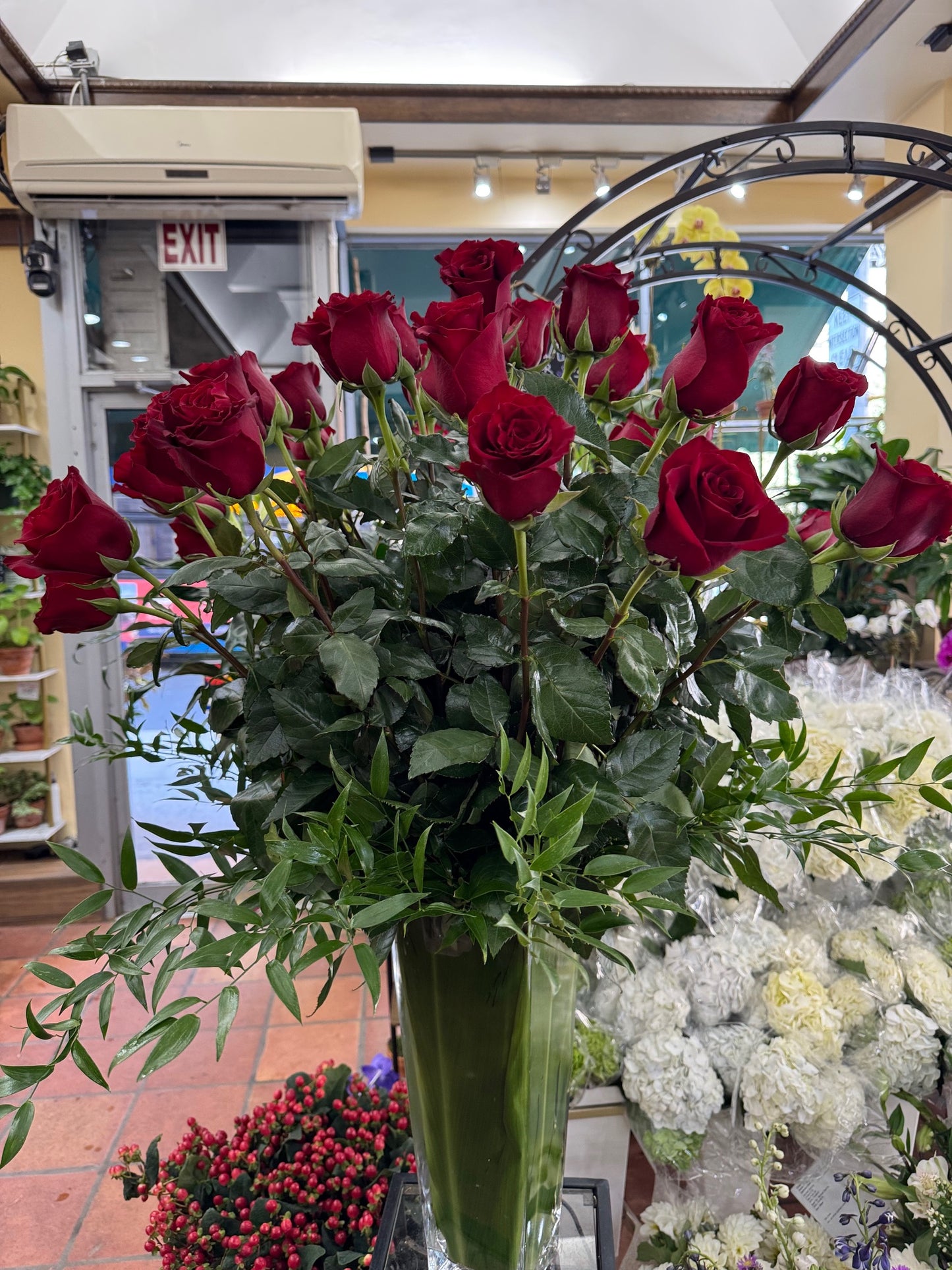 
                    
                      Rose and ranunculus elegant bowl arrangement – Jerome Florists NYC
                    
                  